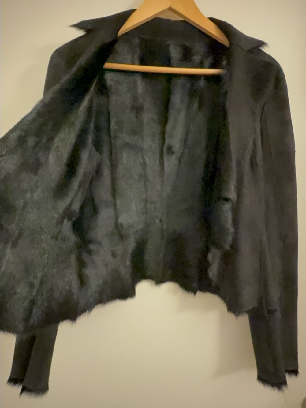 Santa Croce Firenze Reversible Genuine Suede & Genuine Fur Jacket XS